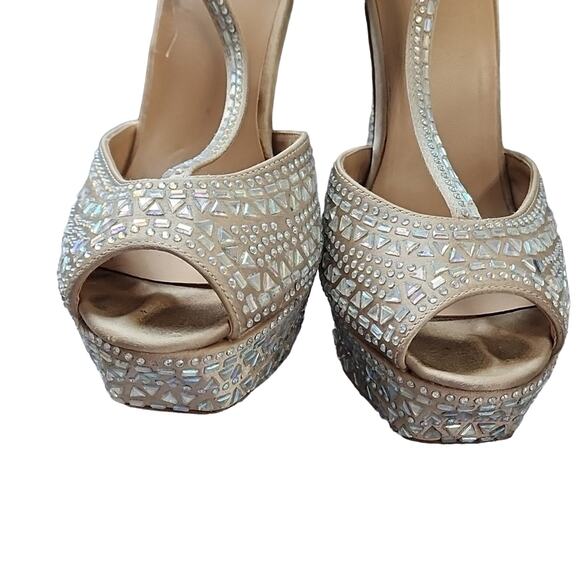 Thalia Sodi High Heels with Sparkles, 8.5 - Picture 3 of 11